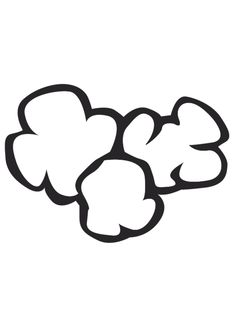 Piece Of Popcorn Template - Free Clipart Images
