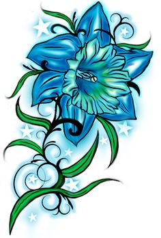 July Birth Flowers | Larkspur Tattoo, Larkspur Flower ...
