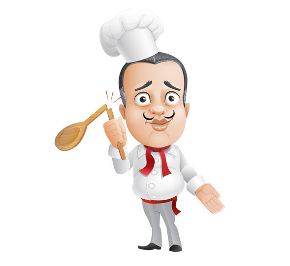 Cartoon chef clipart