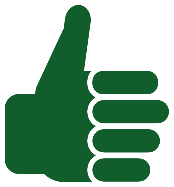 Green Thumbup Clip Art - vector clip art online ...
