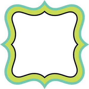 Oval outline clipart