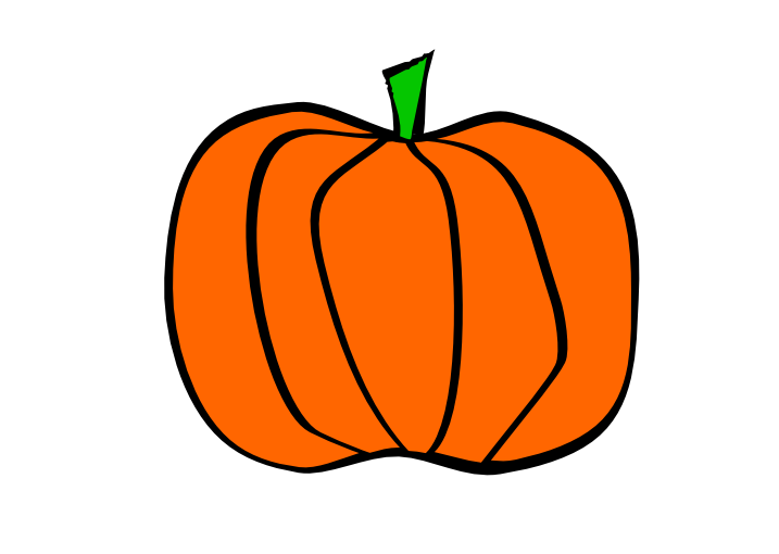 Pumpkin drawing clipart
