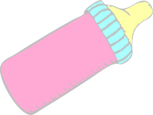 Baby feeding bottle clipart