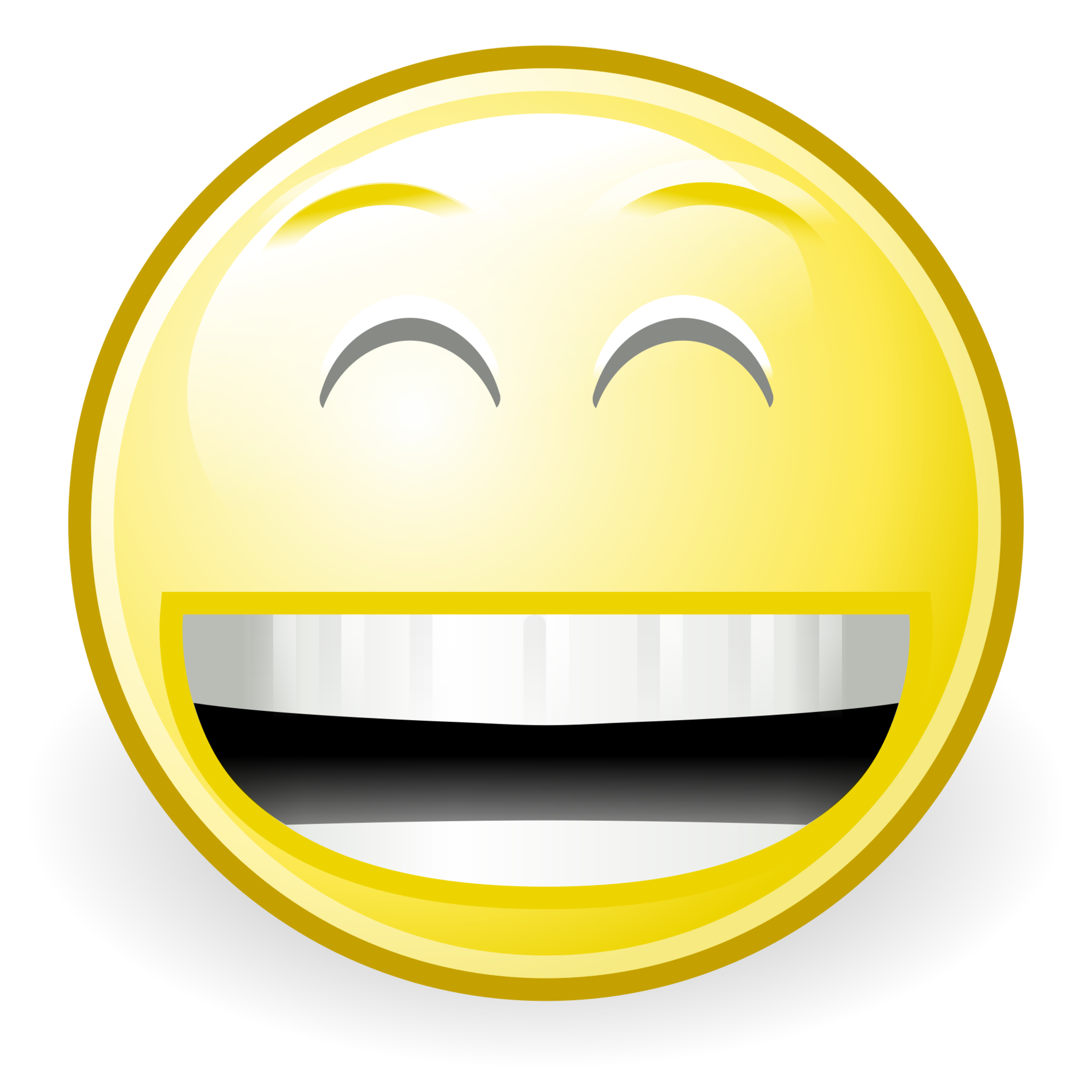 Laughing face clip art