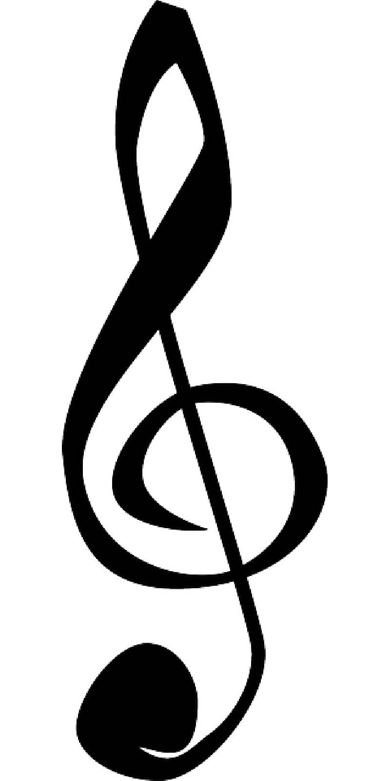BLACK, MUSIC, NOTE, SYMBOL, CARTOON, SYMBOLS, BASS - Public Domain ...