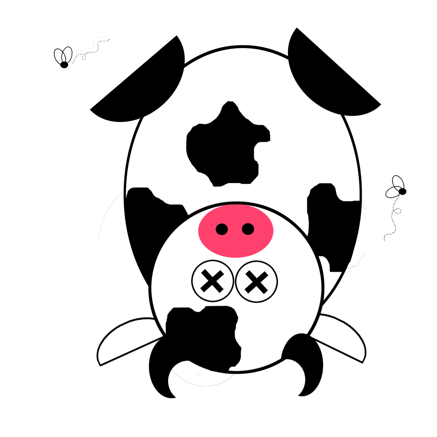 Dead Cow Clipart