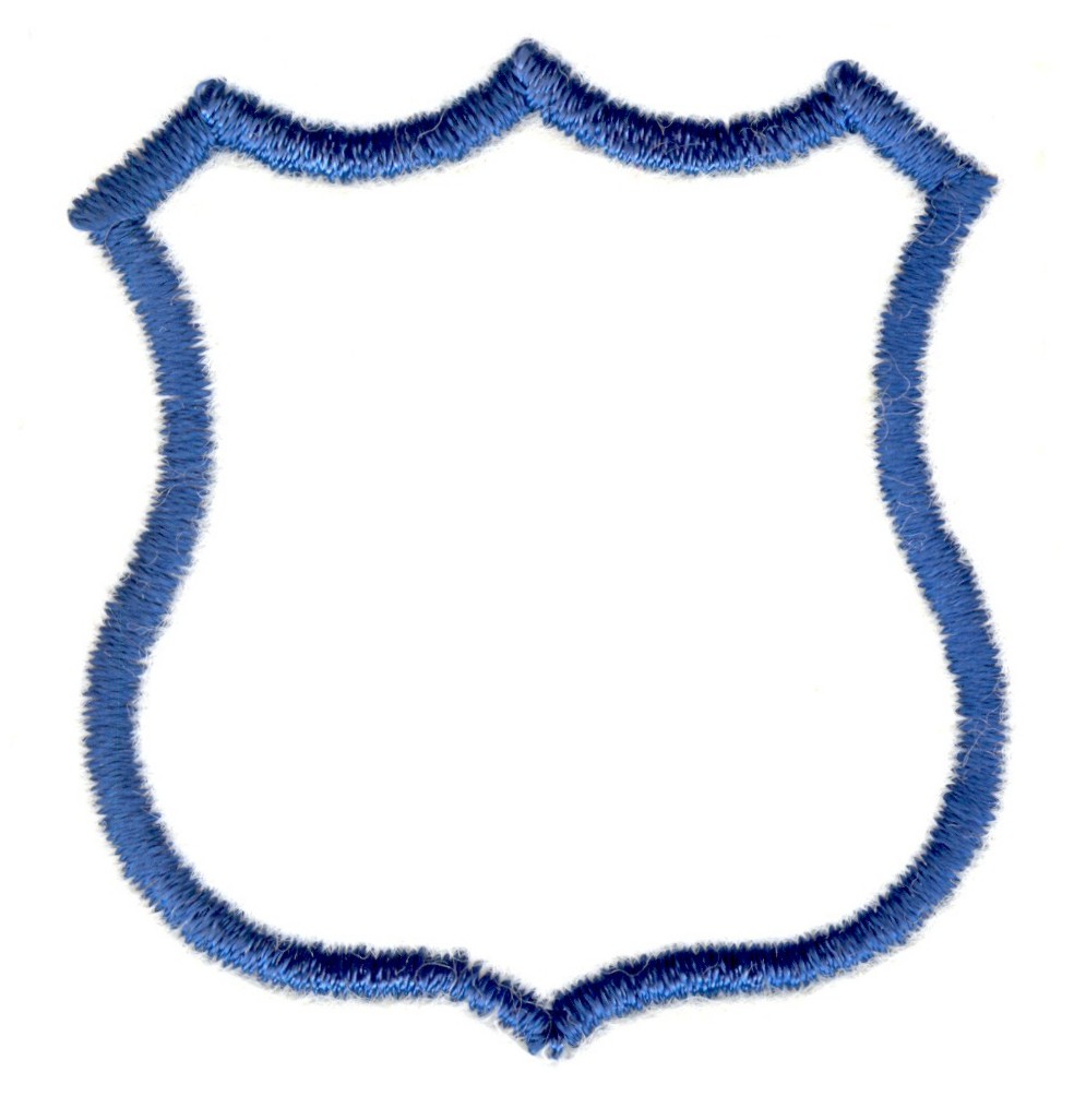 Badge Outline Police Badge