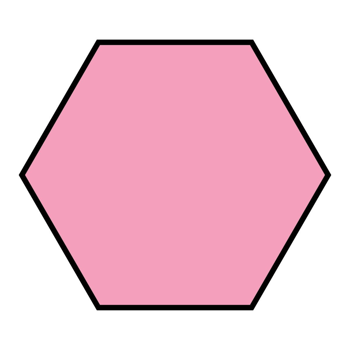 Hexagon Shape Clipart
