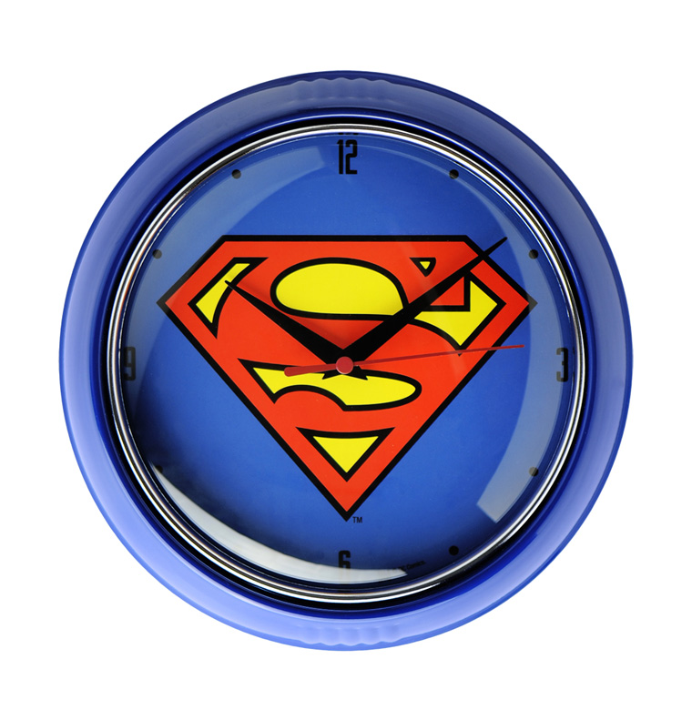 Superman Wanduhr - Superman Logo Uhr | logoshirt-shop.de