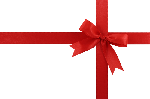 Gift Bow and Ribbon Three | Isolated Stock Photo