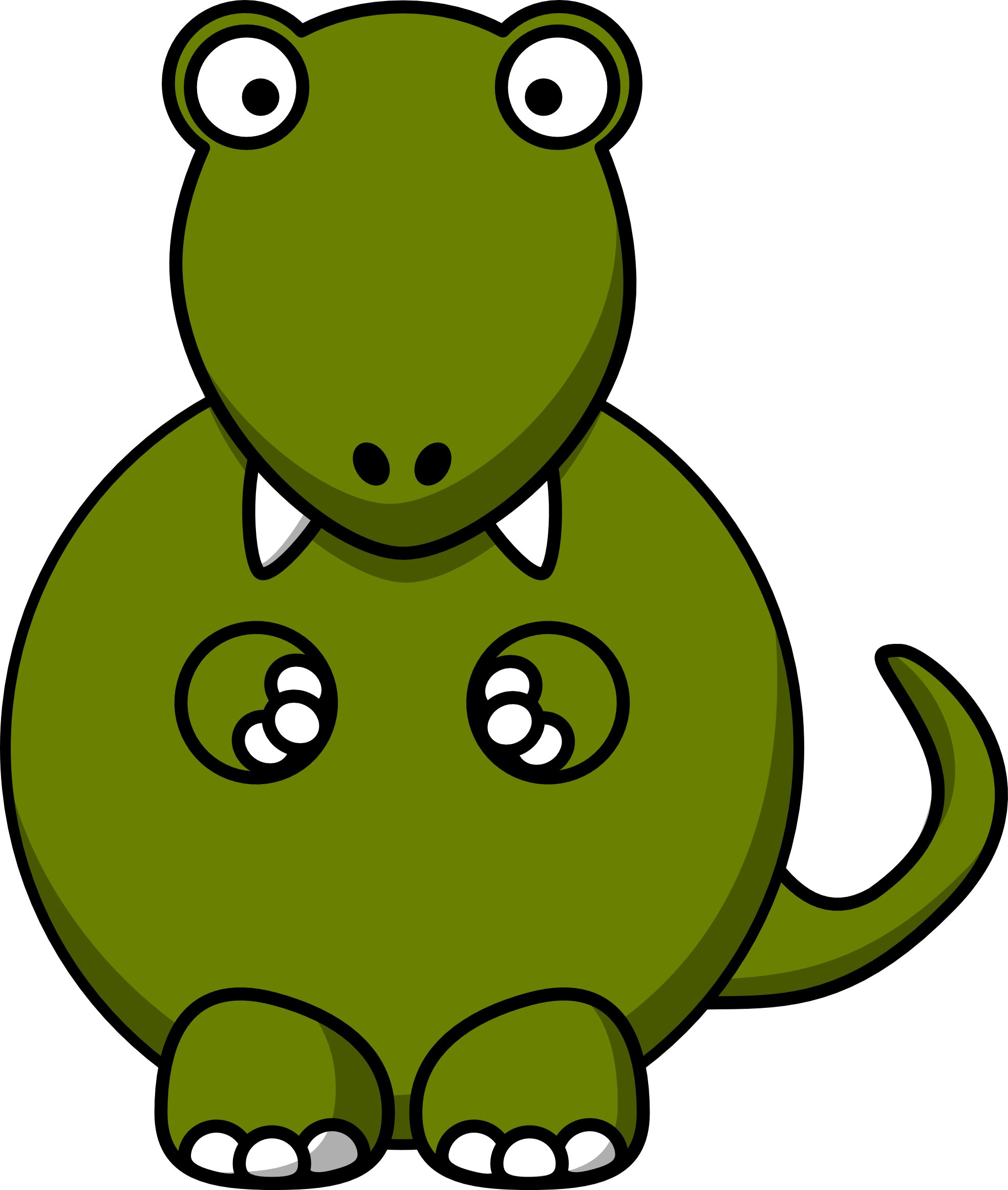 Studiofibonacci Cartoon Tyrannosaurus Rex Xmas Christmas Stuffed ...