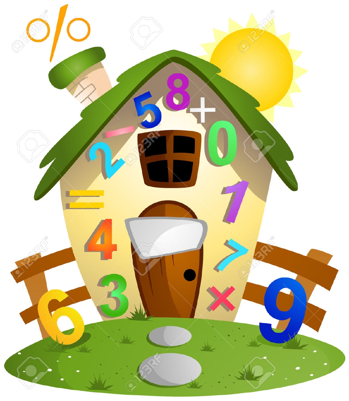 Math Cartoon Clipart
