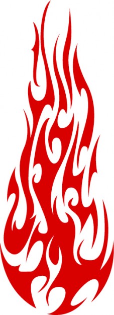 Flames design in red Vector | Free Download