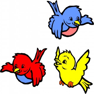 Cartoon birds clipart