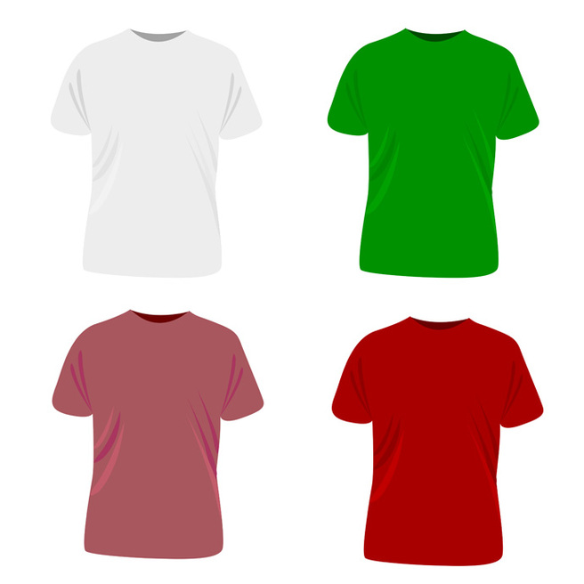 Red T Shirt Template Clipart - Free to use Clip Art Resource