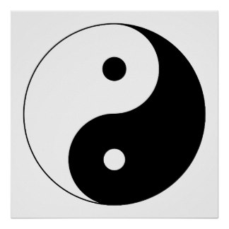 Yin Yang Posters | Zazzle