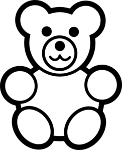 Bear Clipart Black And White - Free Clipart Images