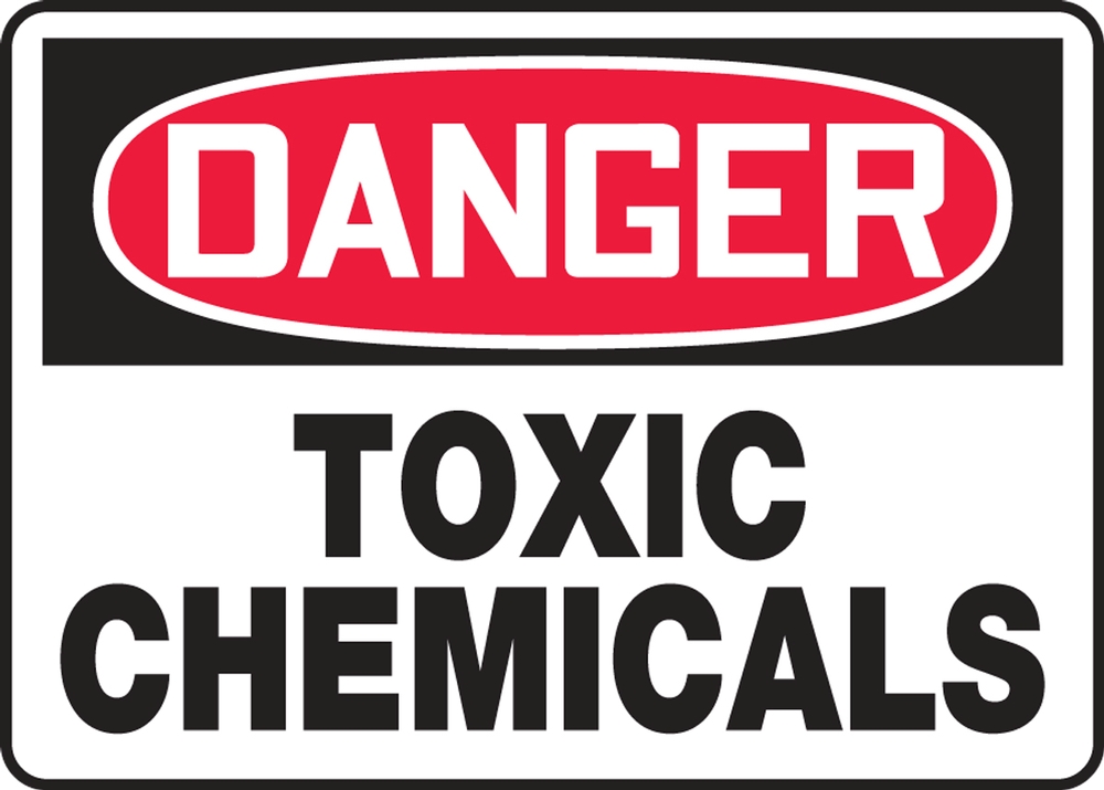OSHA Danger Safety Sign: Toxic Chemicals - Safety Signs and Labels