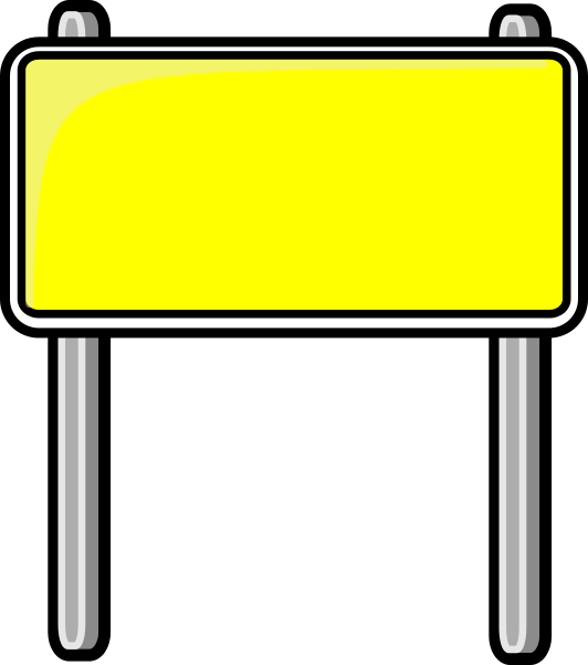 Road sign clipart png