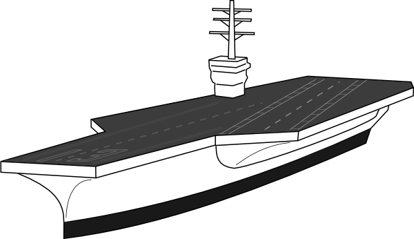 Navy Ship Silhouette Clipart