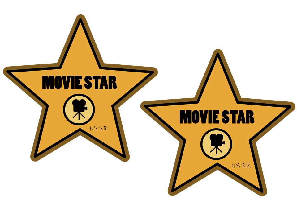 Hollywood Star Clipart - Tumundografico