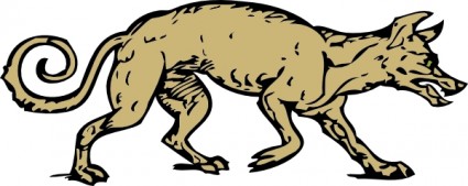 Mangy Dog clip art Vector clip art - Free vector for free download
