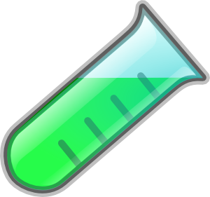 Test Tube Icon clip art Free Vector