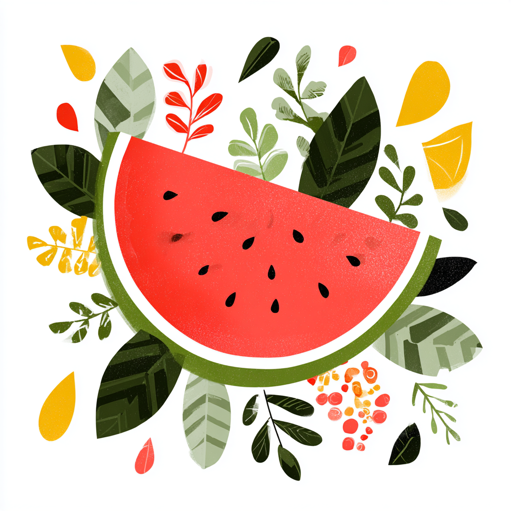 Tropical Watermelon Slice