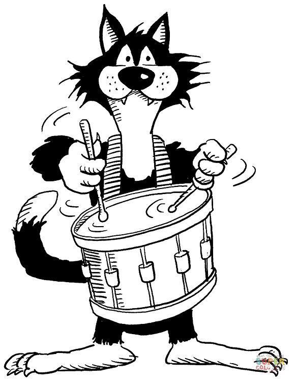 Djembe Drums coloring page | Free Printable Coloring Pages