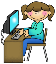 Clipart computer teacher