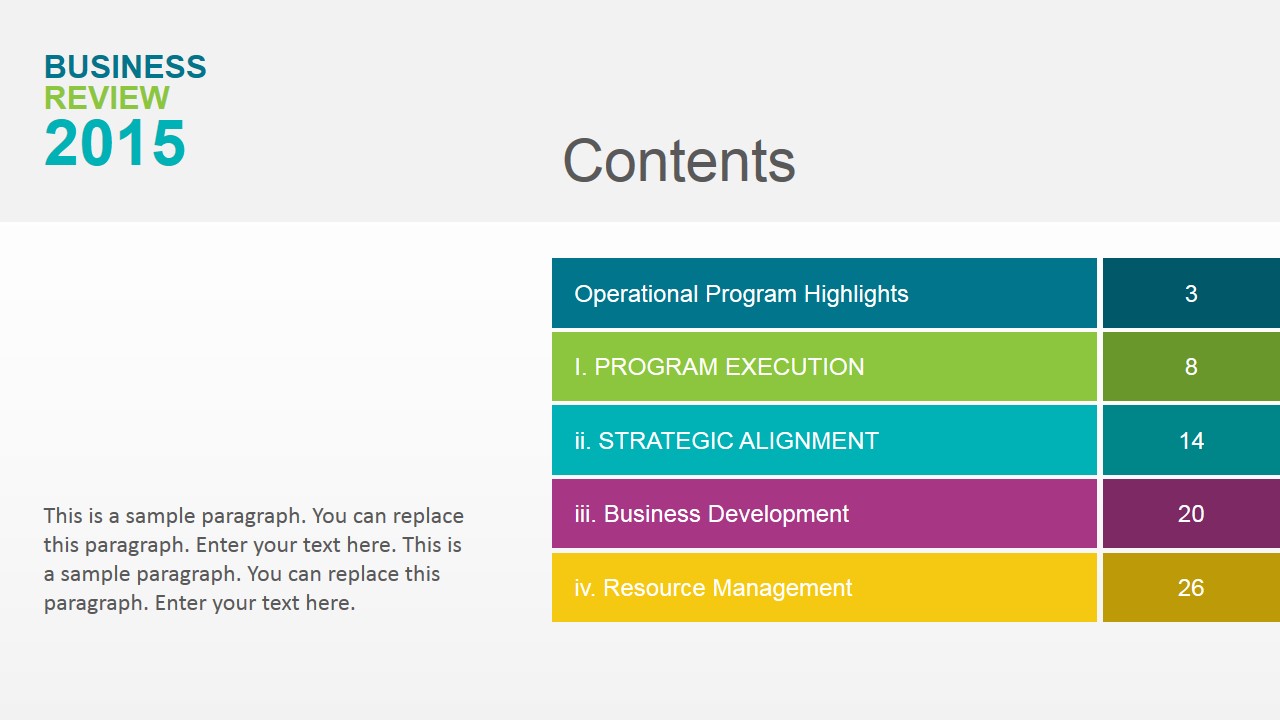 Business Review PowerPoint Template - SlideModel