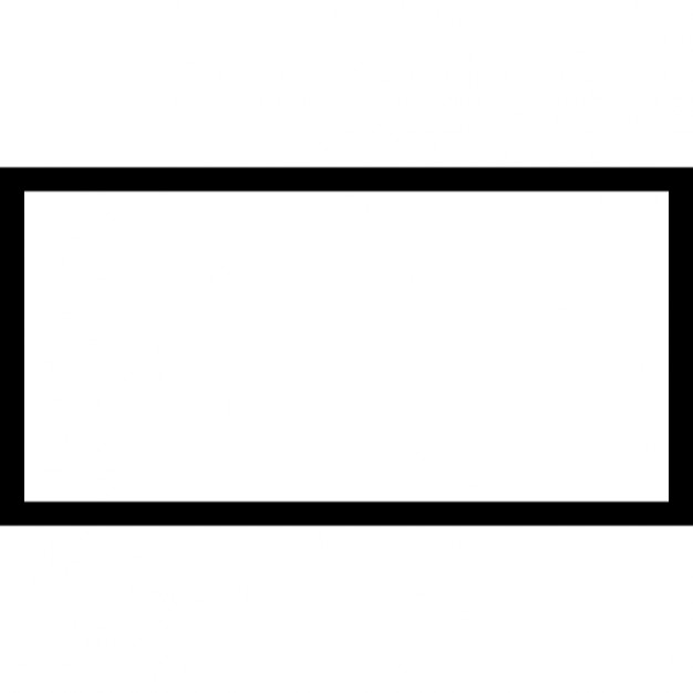 Small square outline clipart