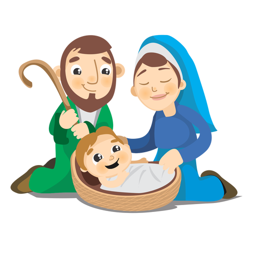 Christmas Nativity scene in the manger birth of jesus, Mary ...