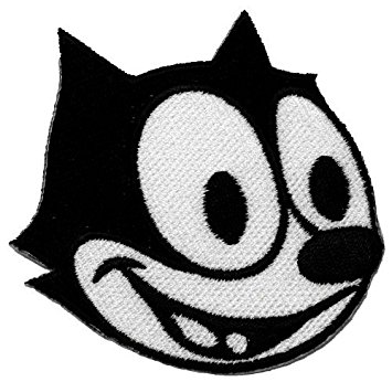 Amazon.com: 2.8" x 2.8" Felix the Cat DIY Embroidered Sew Iron on ...