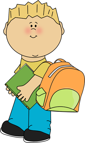 Clipart school boy