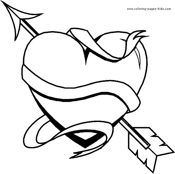 Broken Heart Coloring Pages