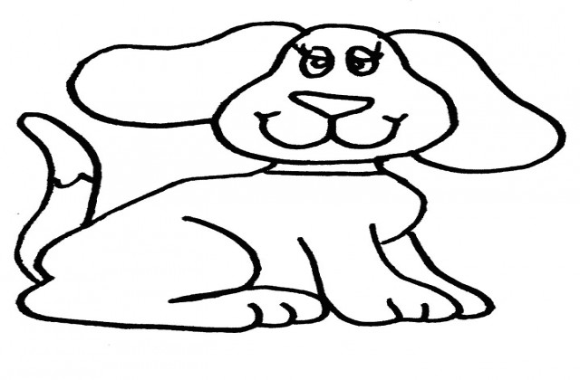 Tag For Drawing of dog for kids - Litle Pups