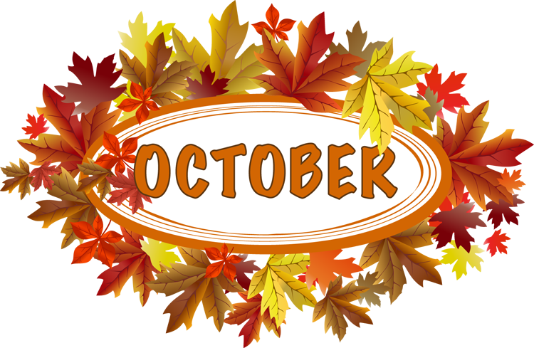 Month Of October Clipart