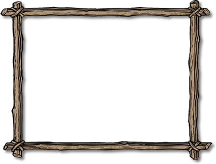 Rustic Western Border Clipart