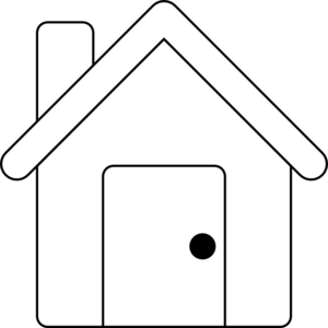 House Outline Clip Art - vector clip art online ...