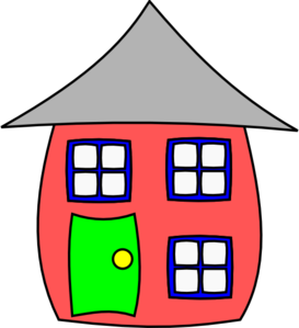 Cartoon House Clip Art - vector clip art online ...