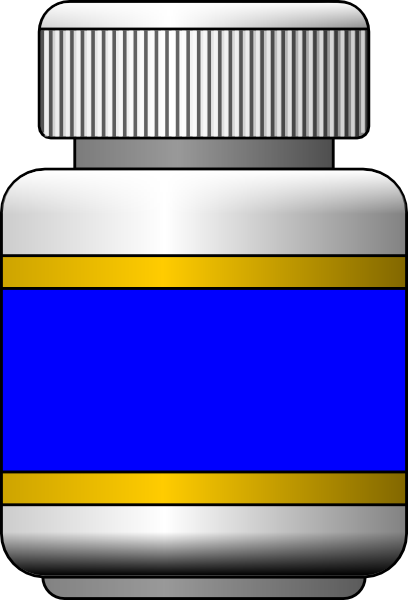 Pill Bottle clip art - vector clip art online, royalty free ...