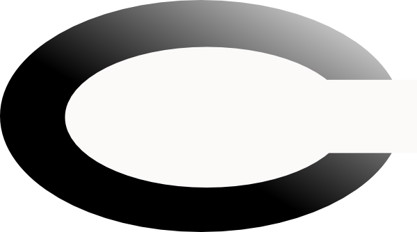 Gradient C clip art - vector clip art online, royalty free ...