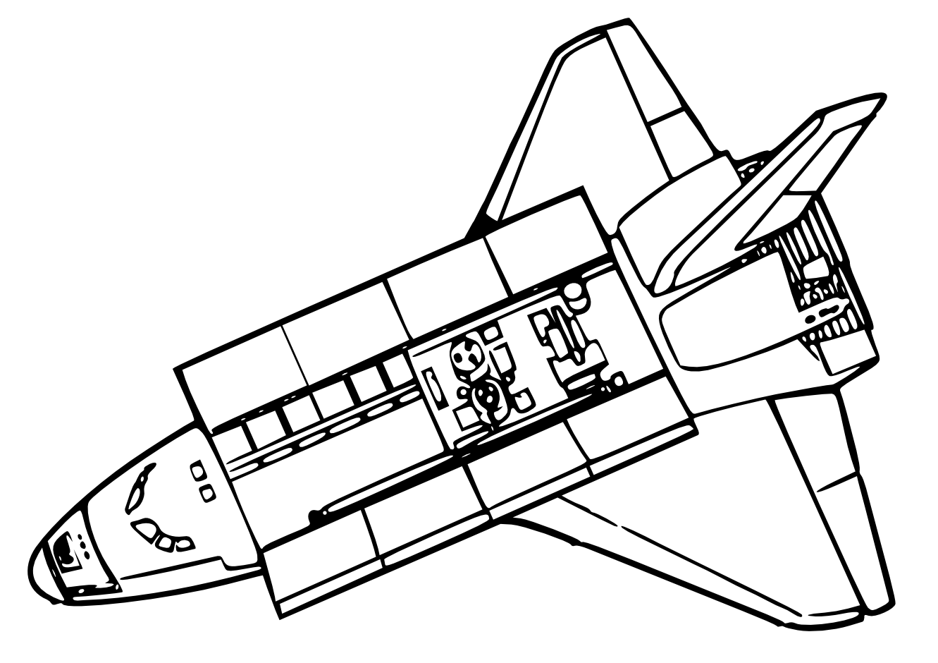 ryanlerch space shuttle SVG