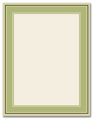 Multi-Green Border Business Stationery, 16749