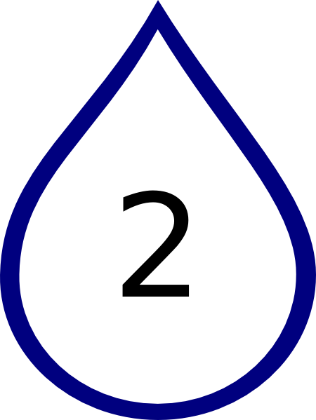 Number Rain Drop clip art - vector clip art online, royalty free ...