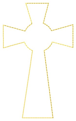 Outlines Embroidery Design: Celtic Cross Outline from Grand Slam ...