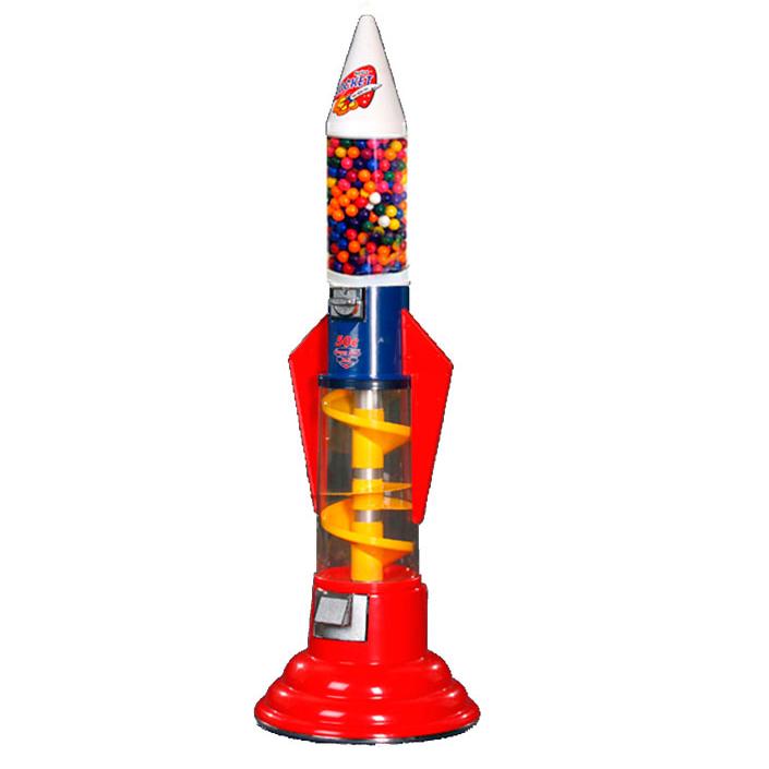 Rocket Spiral Gumball Machine | MonsterMarketplace.