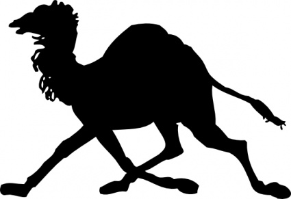 Camel clip art vector, free vectors