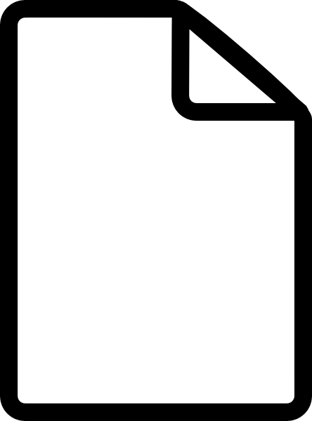 New File Simple clip art - vector clip art online, royalty free ...